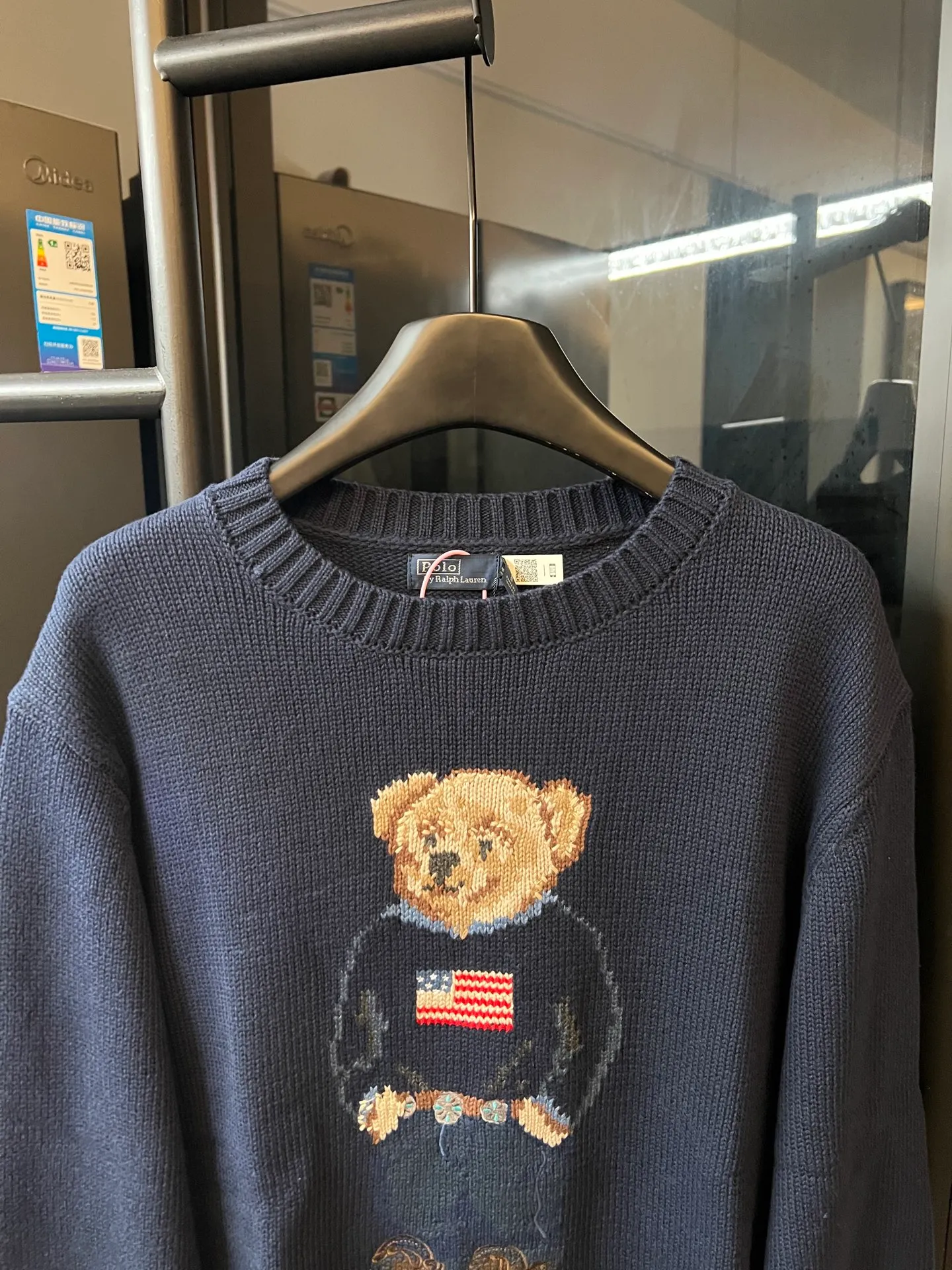 【 】 Rah Lauren/ Classic （Navy Blue） Premium 90% 10% Size：s m l Size 9
